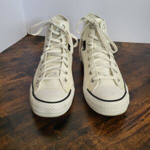 White High-Top Sneakers
